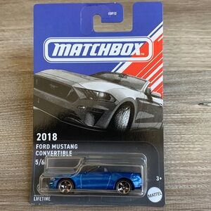 2018 Ford Mustang GT Car Matchbox American Convertible Series Exclusive 2024